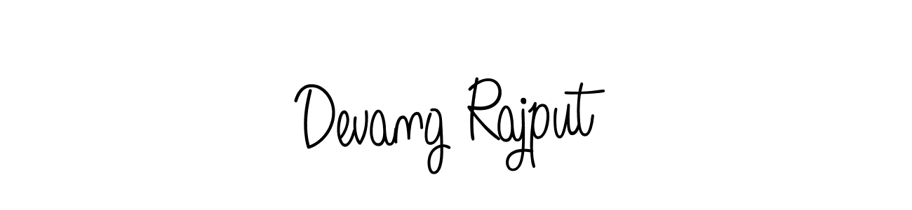 This is the best signature style for the Devang Rajput name. Also you like these signature font (Angelique-Rose-font-FFP). Mix name signature. Devang Rajput signature style 5 images and pictures png