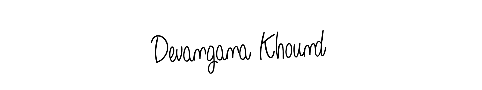 Check out images of Autograph of Devangana Khound name. Actor Devangana Khound Signature Style. Angelique-Rose-font-FFP is a professional sign style online. Devangana Khound signature style 5 images and pictures png