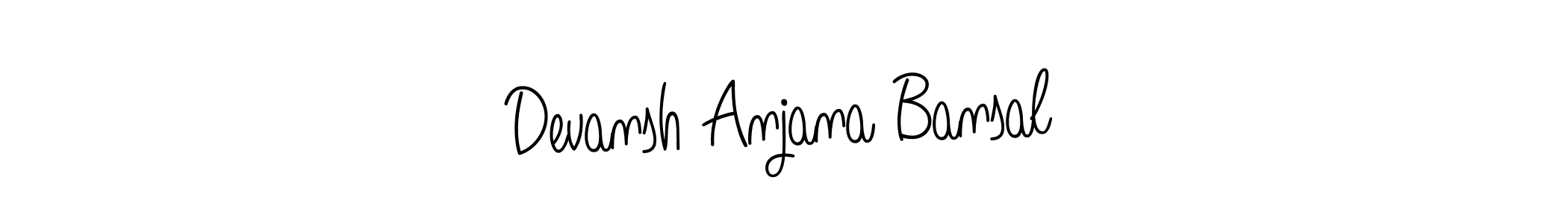 Similarly Angelique-Rose-font-FFP is the best handwritten signature design. Signature creator online .You can use it as an online autograph creator for name Devansh Anjana Bansal. Devansh Anjana Bansal signature style 5 images and pictures png