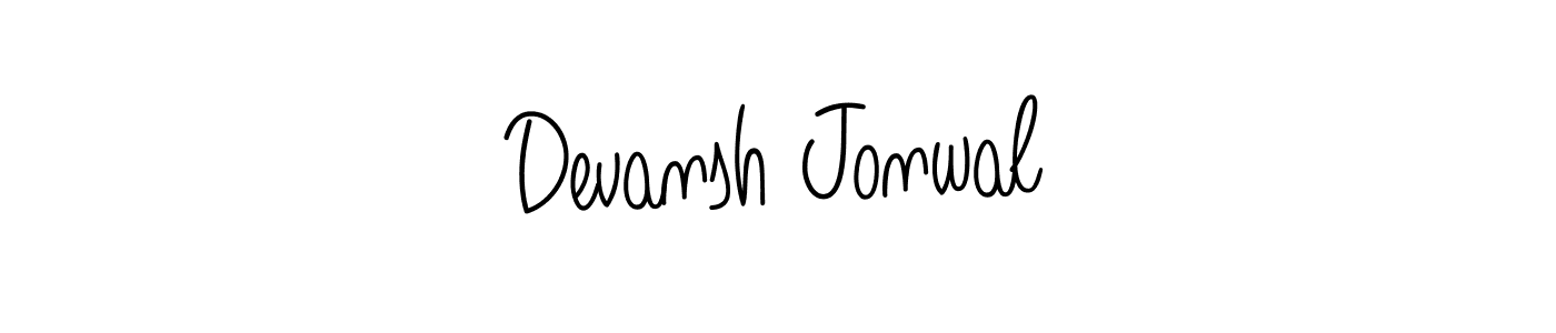 Here are the top 10 professional signature styles for the name Devansh Jonwal. These are the best autograph styles you can use for your name. Devansh Jonwal signature style 5 images and pictures png