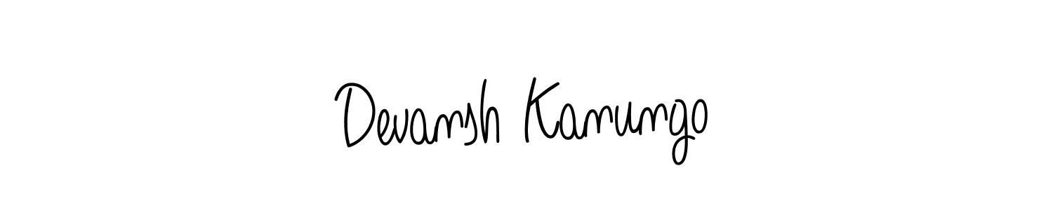 You should practise on your own different ways (Angelique-Rose-font-FFP) to write your name (Devansh Kanungo) in signature. don't let someone else do it for you. Devansh Kanungo signature style 5 images and pictures png