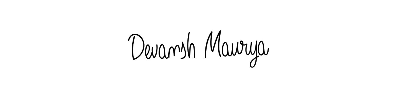 Also You can easily find your signature by using the search form. We will create Devansh Maurya name handwritten signature images for you free of cost using Angelique-Rose-font-FFP sign style. Devansh Maurya signature style 5 images and pictures png