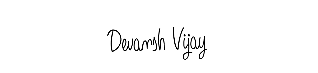 Make a beautiful signature design for name Devansh Vijay. Use this online signature maker to create a handwritten signature for free. Devansh Vijay signature style 5 images and pictures png