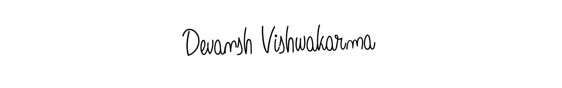 It looks lik you need a new signature style for name Devansh Vishwakarma. Design unique handwritten (Angelique-Rose-font-FFP) signature with our free signature maker in just a few clicks. Devansh Vishwakarma signature style 5 images and pictures png