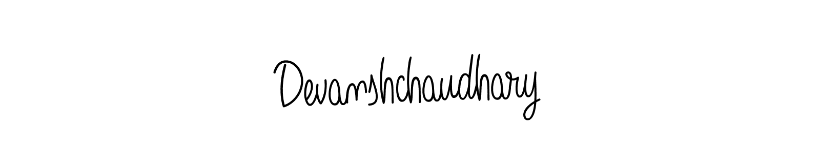 You can use this online signature creator to create a handwritten signature for the name Devanshchaudhary. This is the best online autograph maker. Devanshchaudhary signature style 5 images and pictures png