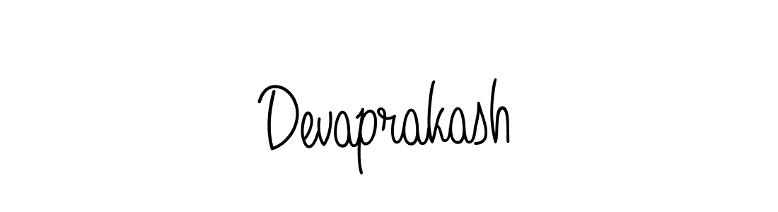 How to make Devaprakash signature? Angelique-Rose-font-FFP is a professional autograph style. Create handwritten signature for Devaprakash name. Devaprakash signature style 5 images and pictures png