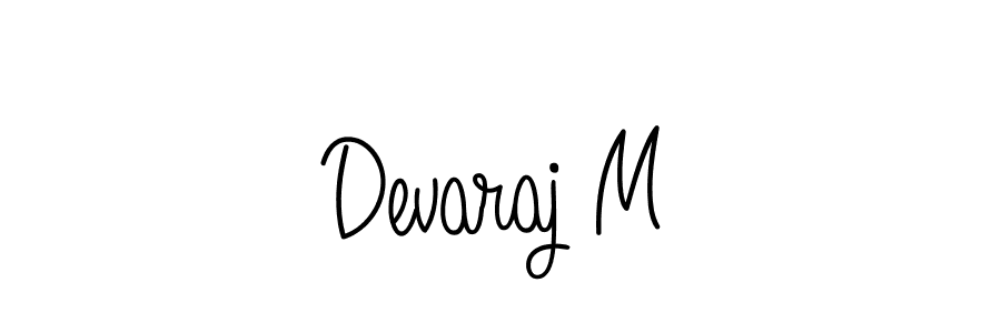 It looks lik you need a new signature style for name Devaraj M. Design unique handwritten (Angelique-Rose-font-FFP) signature with our free signature maker in just a few clicks. Devaraj M signature style 5 images and pictures png