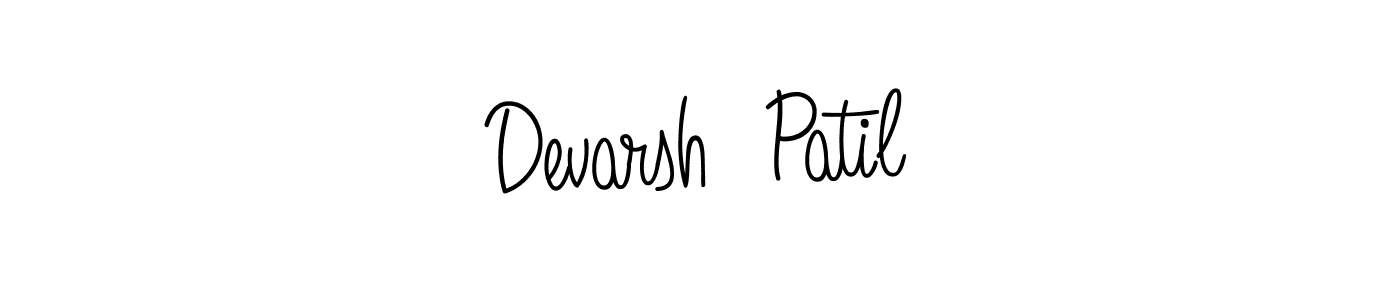 Once you've used our free online signature maker to create your best signature Angelique-Rose-font-FFP style, it's time to enjoy all of the benefits that Devarsh  Patil name signing documents. Devarsh  Patil signature style 5 images and pictures png