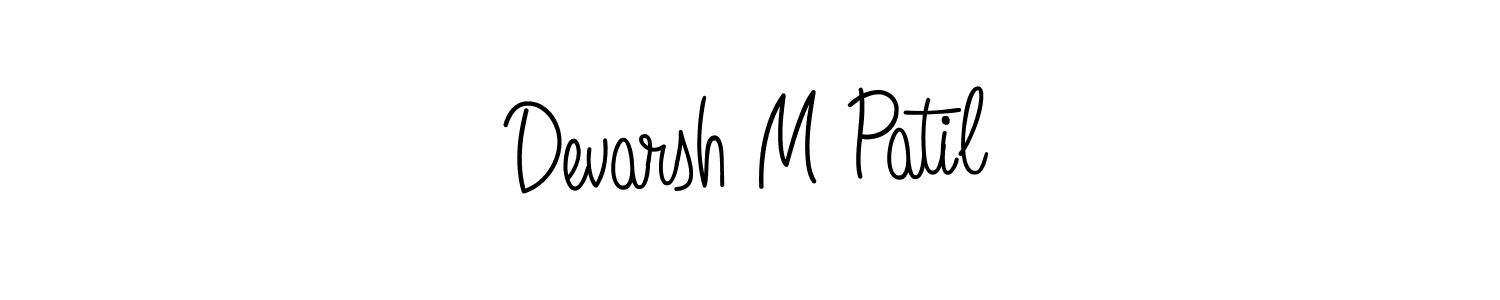 Here are the top 10 professional signature styles for the name Devarsh M Patil. These are the best autograph styles you can use for your name. Devarsh M Patil signature style 5 images and pictures png