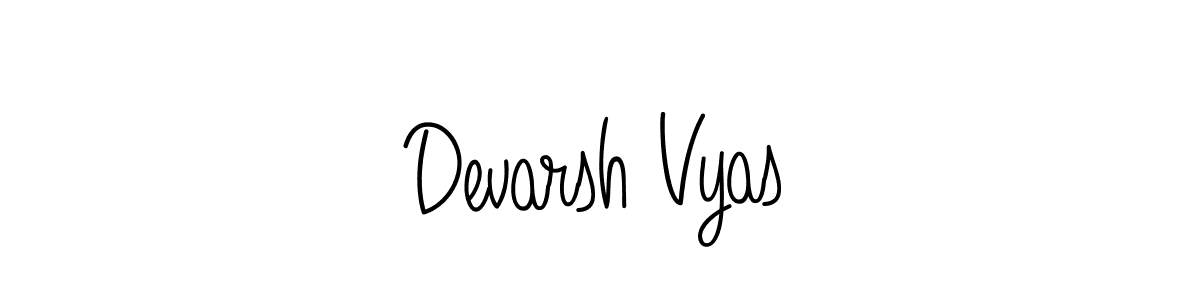 Check out images of Autograph of Devarsh Vyas name. Actor Devarsh Vyas Signature Style. Angelique-Rose-font-FFP is a professional sign style online. Devarsh Vyas signature style 5 images and pictures png