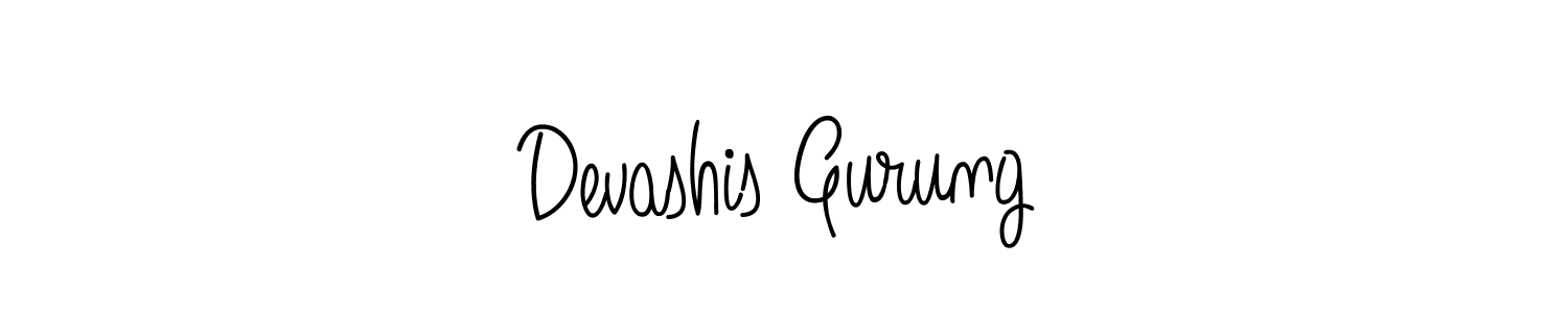 Similarly Angelique-Rose-font-FFP is the best handwritten signature design. Signature creator online .You can use it as an online autograph creator for name Devashis Gurung. Devashis Gurung signature style 5 images and pictures png