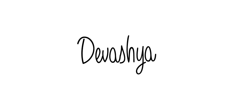 Create a beautiful signature design for name Devashya. With this signature (Angelique-Rose-font-FFP) fonts, you can make a handwritten signature for free. Devashya signature style 5 images and pictures png