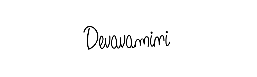 Make a beautiful signature design for name Devavamini. Use this online signature maker to create a handwritten signature for free. Devavamini signature style 5 images and pictures png