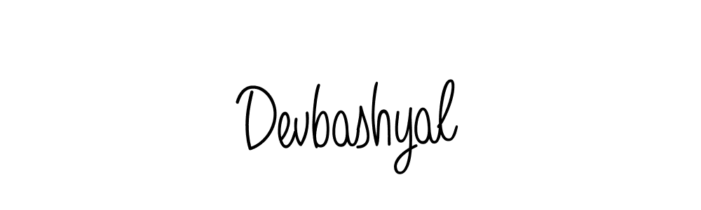 How to Draw Devbashyal signature style? Angelique-Rose-font-FFP is a latest design signature styles for name Devbashyal. Devbashyal signature style 5 images and pictures png
