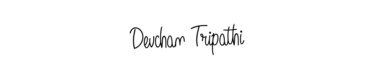 Check out images of Autograph of Devchan Tripathi name. Actor Devchan Tripathi Signature Style. Angelique-Rose-font-FFP is a professional sign style online. Devchan Tripathi signature style 5 images and pictures png