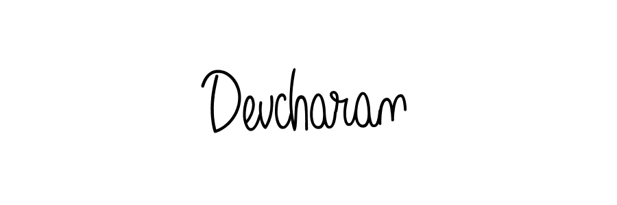 Best and Professional Signature Style for Devcharan. Angelique-Rose-font-FFP Best Signature Style Collection. Devcharan signature style 5 images and pictures png