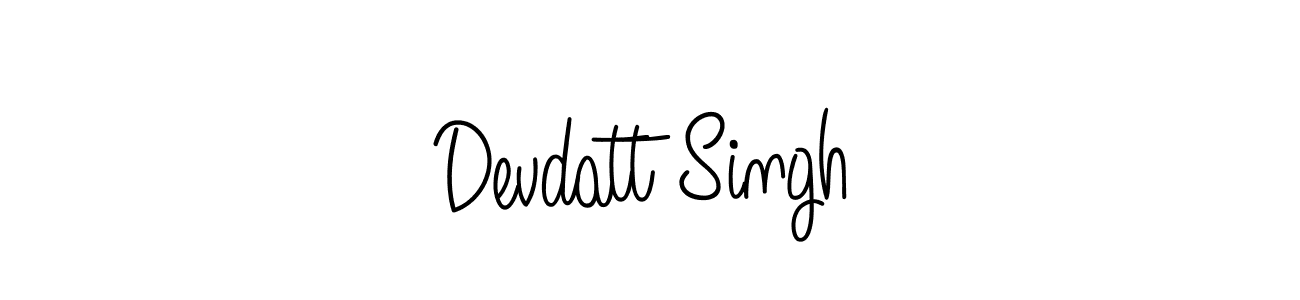 The best way (Angelique-Rose-font-FFP) to make a short signature is to pick only two or three words in your name. The name Devdatt Singh include a total of six letters. For converting this name. Devdatt Singh signature style 5 images and pictures png