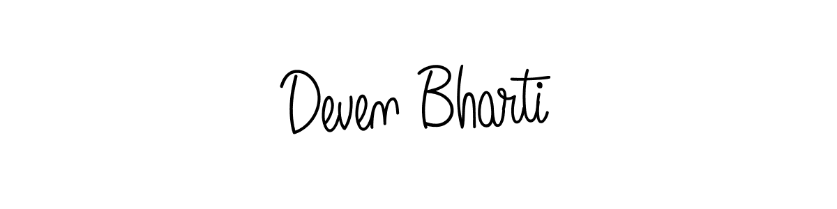 Make a beautiful signature design for name Deven Bharti. Use this online signature maker to create a handwritten signature for free. Deven Bharti signature style 5 images and pictures png