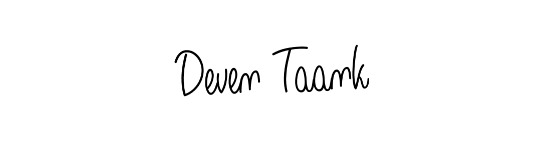 Make a beautiful signature design for name Deven Taank. Use this online signature maker to create a handwritten signature for free. Deven Taank signature style 5 images and pictures png