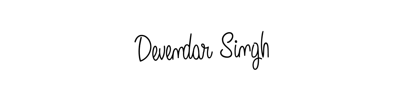 Make a beautiful signature design for name Devendar Singh. Use this online signature maker to create a handwritten signature for free. Devendar Singh signature style 5 images and pictures png