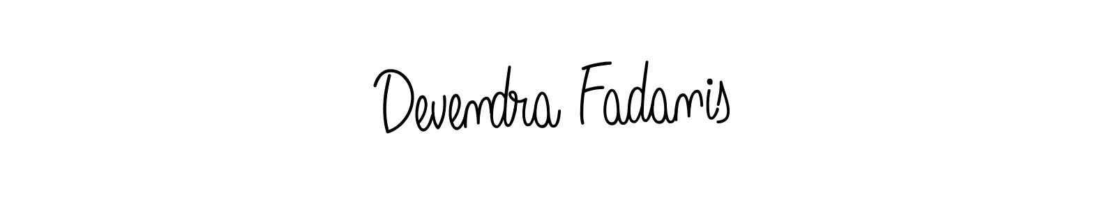 You can use this online signature creator to create a handwritten signature for the name Devendra Fadanis. This is the best online autograph maker. Devendra Fadanis signature style 5 images and pictures png