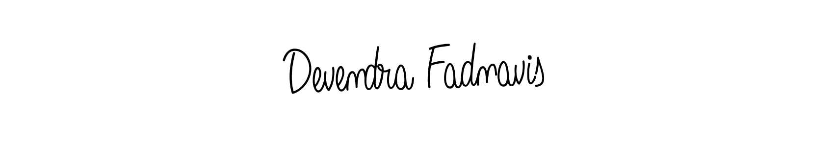Create a beautiful signature design for name Devendra Fadnavis. With this signature (Angelique-Rose-font-FFP) fonts, you can make a handwritten signature for free. Devendra Fadnavis signature style 5 images and pictures png