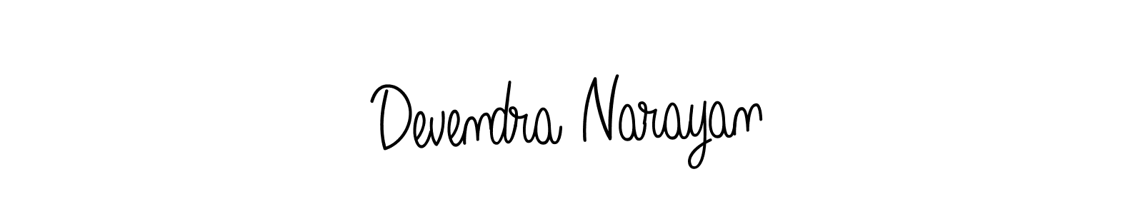 Also we have Devendra Narayan name is the best signature style. Create professional handwritten signature collection using Angelique-Rose-font-FFP autograph style. Devendra Narayan signature style 5 images and pictures png