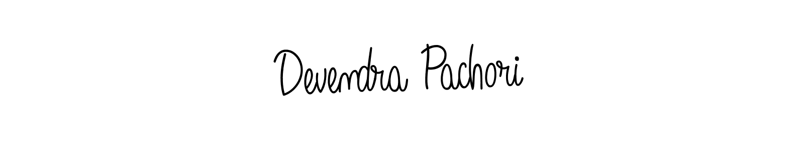 Create a beautiful signature design for name Devendra Pachori. With this signature (Angelique-Rose-font-FFP) fonts, you can make a handwritten signature for free. Devendra Pachori signature style 5 images and pictures png