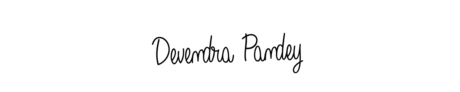 Create a beautiful signature design for name Devendra Pandey. With this signature (Angelique-Rose-font-FFP) fonts, you can make a handwritten signature for free. Devendra Pandey signature style 5 images and pictures png