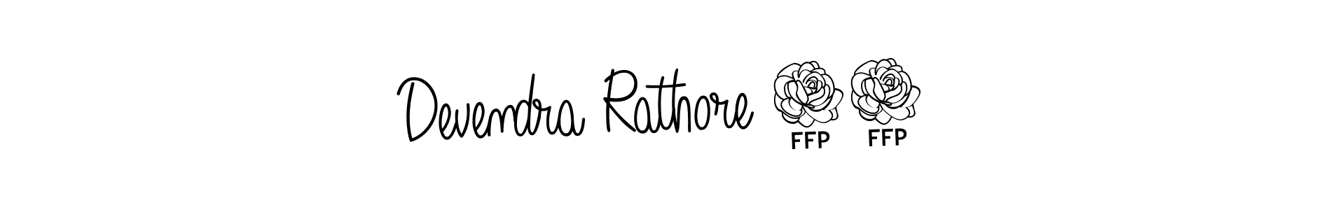 Also we have Devendra Rathore 07 name is the best signature style. Create professional handwritten signature collection using Angelique-Rose-font-FFP autograph style. Devendra Rathore 07 signature style 5 images and pictures png