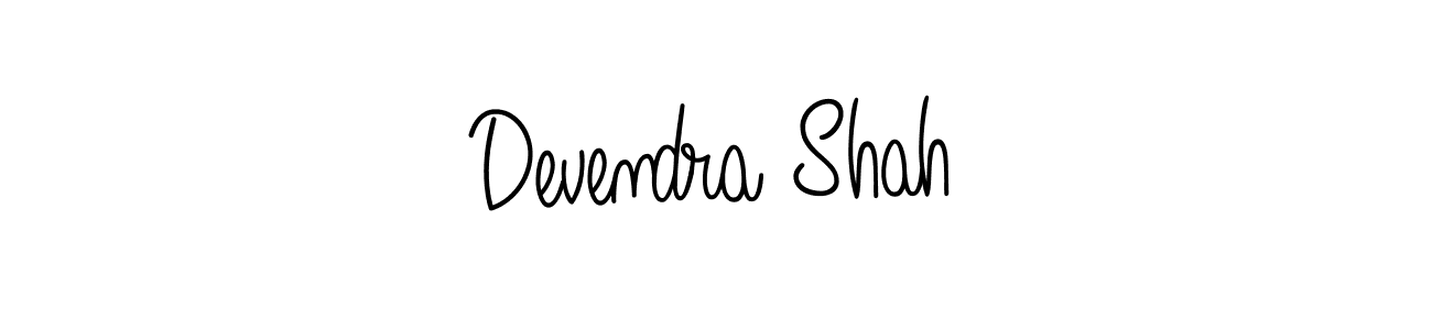 How to make Devendra Shah signature? Angelique-Rose-font-FFP is a professional autograph style. Create handwritten signature for Devendra Shah name. Devendra Shah signature style 5 images and pictures png
