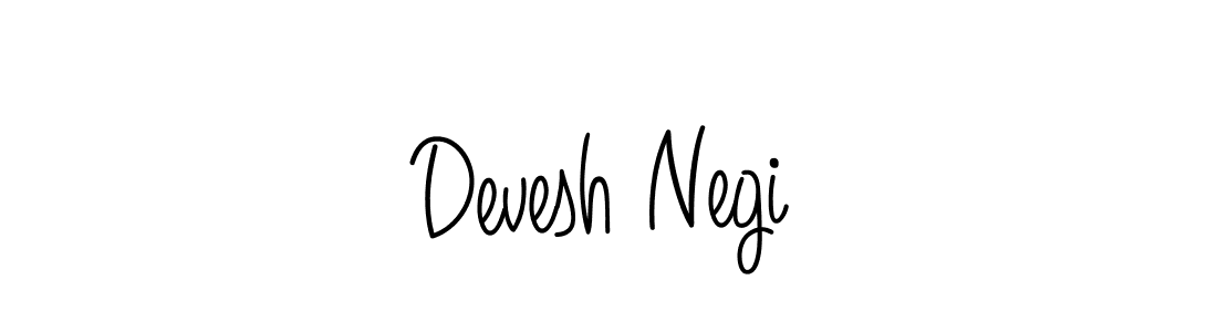It looks lik you need a new signature style for name Devesh Negi. Design unique handwritten (Angelique-Rose-font-FFP) signature with our free signature maker in just a few clicks. Devesh Negi signature style 5 images and pictures png