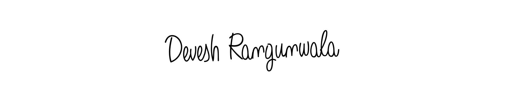 Make a beautiful signature design for name Devesh Rangunwala. Use this online signature maker to create a handwritten signature for free. Devesh Rangunwala signature style 5 images and pictures png