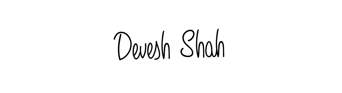 Also we have Devesh Shah name is the best signature style. Create professional handwritten signature collection using Angelique-Rose-font-FFP autograph style. Devesh Shah signature style 5 images and pictures png