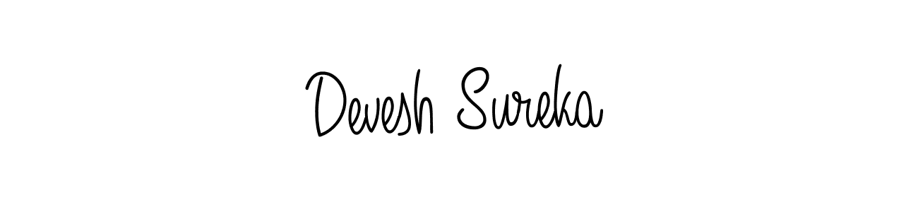 This is the best signature style for the Devesh Sureka name. Also you like these signature font (Angelique-Rose-font-FFP). Mix name signature. Devesh Sureka signature style 5 images and pictures png