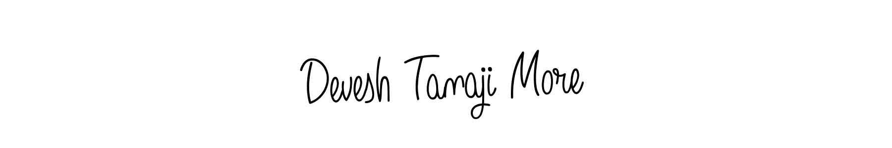 You can use this online signature creator to create a handwritten signature for the name Devesh Tanaji More. This is the best online autograph maker. Devesh Tanaji More signature style 5 images and pictures png