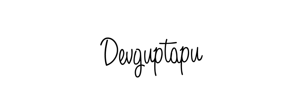 Create a beautiful signature design for name Devguptapu. With this signature (Angelique-Rose-font-FFP) fonts, you can make a handwritten signature for free. Devguptapu signature style 5 images and pictures png