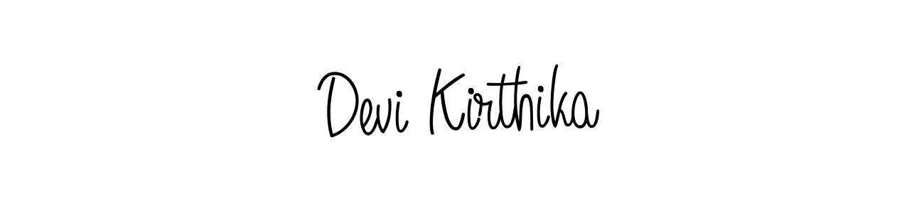 Create a beautiful signature design for name Devi Kirthika. With this signature (Angelique-Rose-font-FFP) fonts, you can make a handwritten signature for free. Devi Kirthika signature style 5 images and pictures png