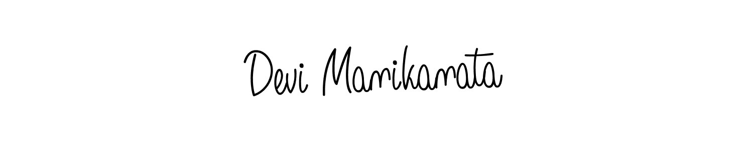 Make a short Devi Manikanata signature style. Manage your documents anywhere anytime using Angelique-Rose-font-FFP. Create and add eSignatures, submit forms, share and send files easily. Devi Manikanata signature style 5 images and pictures png
