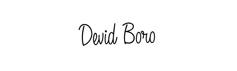 Make a beautiful signature design for name Devid Boro. Use this online signature maker to create a handwritten signature for free. Devid Boro signature style 5 images and pictures png