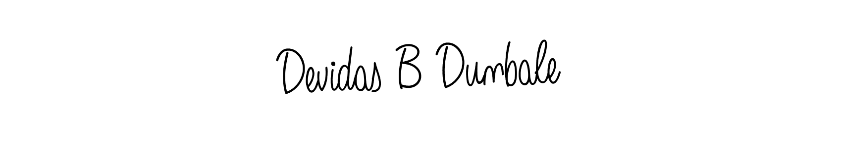 Best and Professional Signature Style for Devidas B Dunbale. Angelique-Rose-font-FFP Best Signature Style Collection. Devidas B Dunbale signature style 5 images and pictures png