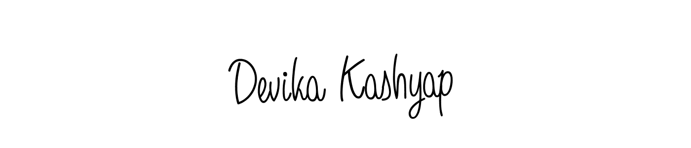 Best and Professional Signature Style for Devika Kashyap. Angelique-Rose-font-FFP Best Signature Style Collection. Devika Kashyap signature style 5 images and pictures png