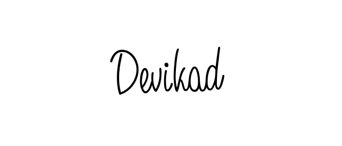 You should practise on your own different ways (Angelique-Rose-font-FFP) to write your name (Devikad) in signature. don't let someone else do it for you. Devikad signature style 5 images and pictures png