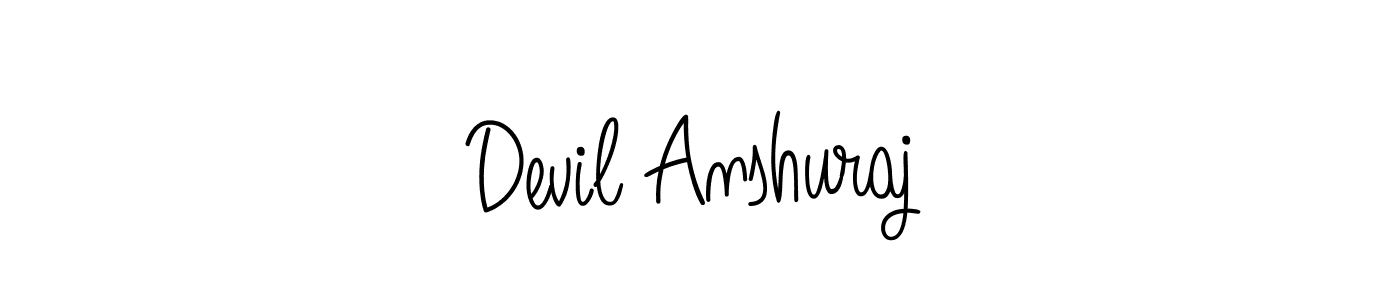 Best and Professional Signature Style for Devil Anshuraj. Angelique-Rose-font-FFP Best Signature Style Collection. Devil Anshuraj signature style 5 images and pictures png