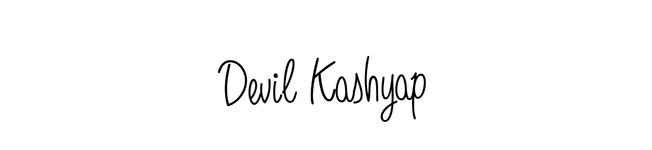 Make a short Devil Kashyap signature style. Manage your documents anywhere anytime using Angelique-Rose-font-FFP. Create and add eSignatures, submit forms, share and send files easily. Devil Kashyap signature style 5 images and pictures png