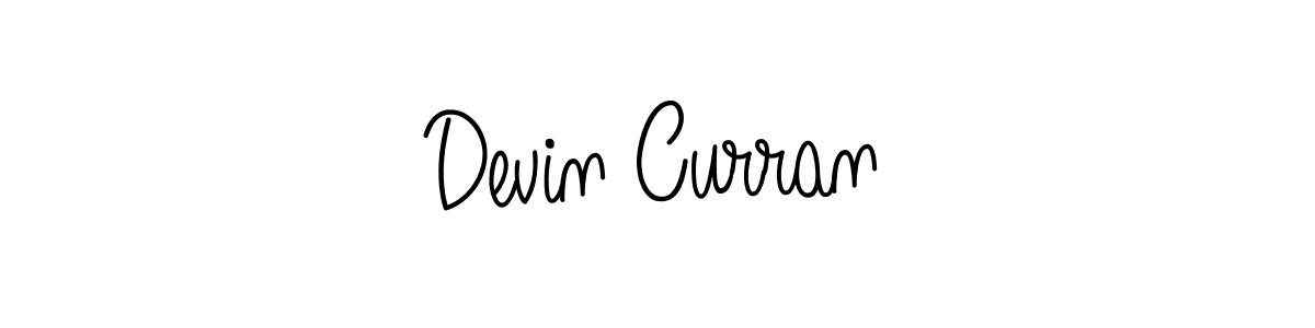 Make a beautiful signature design for name Devin Curran. With this signature (Angelique-Rose-font-FFP) style, you can create a handwritten signature for free. Devin Curran signature style 5 images and pictures png