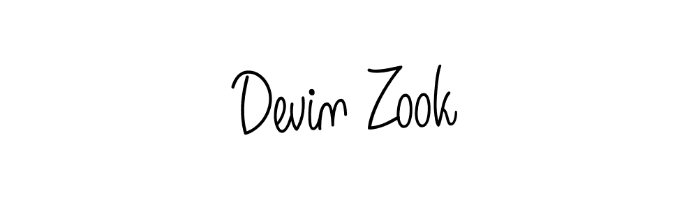 How to make Devin Zook name signature. Use Angelique-Rose-font-FFP style for creating short signs online. This is the latest handwritten sign. Devin Zook signature style 5 images and pictures png