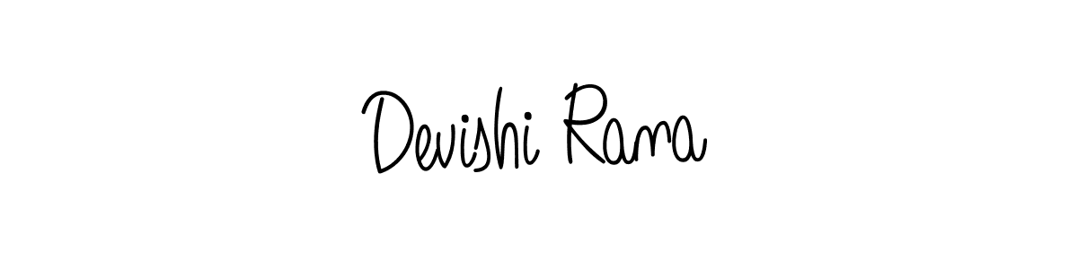 Make a beautiful signature design for name Devishi Rana. Use this online signature maker to create a handwritten signature for free. Devishi Rana signature style 5 images and pictures png