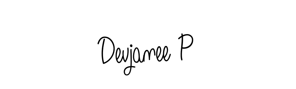 It looks lik you need a new signature style for name Devjanee P. Design unique handwritten (Angelique-Rose-font-FFP) signature with our free signature maker in just a few clicks. Devjanee P signature style 5 images and pictures png