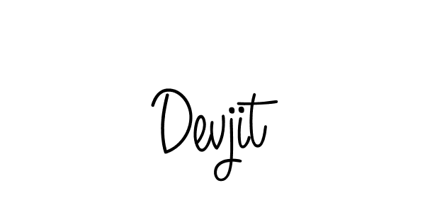 Also we have Devjit name is the best signature style. Create professional handwritten signature collection using Angelique-Rose-font-FFP autograph style. Devjit signature style 5 images and pictures png